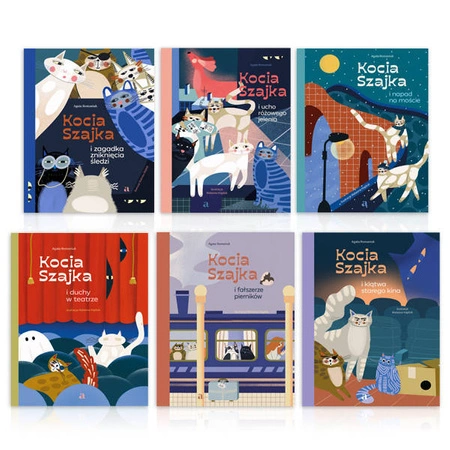 Pakiet 6 książek z przygodami Kociej Szajki