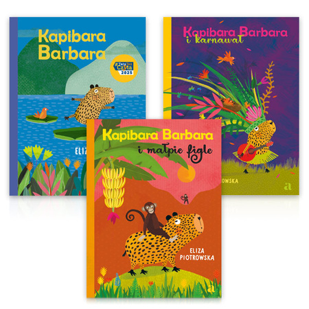 Pakiet 3 książek z serii Kapibara Barbara