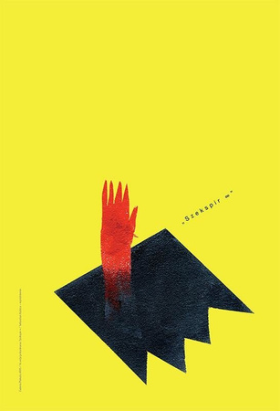 Plakat Sebastiana Kubicy „Szekspir do nieskończoności” 120 x 180 cm